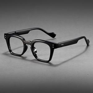 TEMU 초경량 24g 미끄럼 방지 안경 - 레트로 블랙 프레임 & 토터쉘 템플, 풀림 PC 프레임, 사무실, 게이밍, 일상용 - 남녀 공용 안경, 게이밍 기어, 클래식 스타일, 편안한 착용감, 패션 프레임, 직장인용