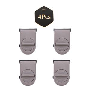 TEMU 네 개 세트 창문 안전 잠금장치, 무드릴 설치, 알루미늄 합성 윈도우 리미터, 및 방범 장치, 고층 발코니 주방 침실용 창문 낙하 예방