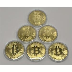 TEMU 레플리카 코인 6개 비트코인 기념 코인 시리즈 - 실물 비트코인 크립토 코인 + 선물 박스 포함 - 비즈니스 선물 및 공예 애호가, 친구를 위한 휴일 선물, 휴일 선물 아이디어에 적합