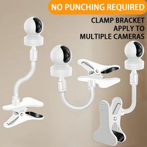 TEMU 유연한 원형 튜브 카메라 스탠드, 1/4 나사산 , 실내외 데스크탑 모니터 스탠드, 각도 조절 가능, 카메라 스탠드, 실내 카메라 설치 스탠드, 도구 불필요, 빠른 설치, 친구를 위한 완벽한 크리스마스 선물