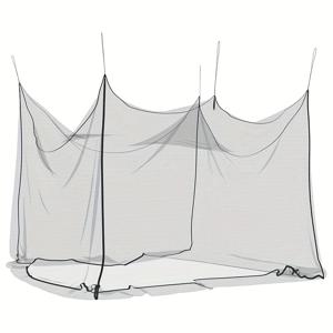 TEMU 야외 여름용 양문 모기장 텐트 (사각형 모기장 포함), 방충 정원 모기장, 접이식 바닥망