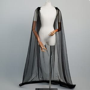 TEMU 여성용 우아한 롱 포멀 케이프 - 플로우링 바닥길이 숄 랩, 가벼운 웨딩, 파티, 사진 촬영 액세서리 - 전기 불필요, 손쉬운 핸드워시 관리 - 신부, 코스튬, 일상적인 글래머, 세련된 드레이프, 부드러운 질감, 스타일리시 커버업, 패션 애호가를 위한