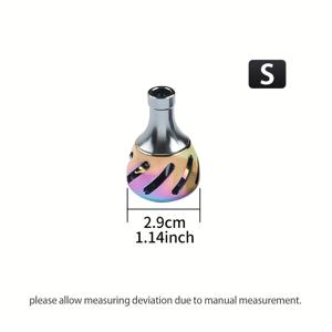 TEMU ROLLFISH 낚시 릴 로커 암 그립 알루미늄 합금 노브 29/35/38mm 직경 인체공학적 디자인 낚시 도구 추가