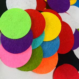 TEMU 110개 컬러 펠트 원형 (1.57인치) - 부직포 원단, 수공예, 화환, 꽃다발 및 재봉 프로젝트에 적합, 패치 제작 및 패치 장식용