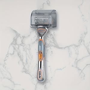 TEMU 샤워용 벽걸이 면도기 홀더 뚜껑 포함, 자가 접착 방수 욕실 면도기 및 칫솔 정리함 커플/형제/가족용 – 쉬운 설치 (드릴링 필요 없음), 깔끔한 디자인, 1개 또는 2개 팩 옵션