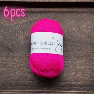 TEMU 6개 세트 실크 메르세라이즈 울 혼방 털실 - 따뜻하고 부드럽고 가벼운 느낌으로 뜨개질, 코바늘 뜨개질 및 프로젝트에 적합 - 총 무게 450G/15.97Oz - 40가지 밝은 색상으로 제공