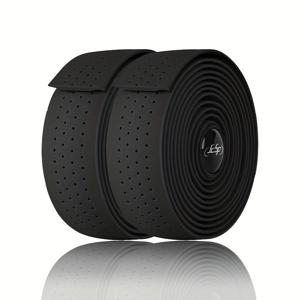 TEMU 1쌍 자전거 핸들바 테이프, 미끄럼 방지 충격 흡수 핸들바 그립, 모든 로드 바이크용, 편안하고 미끄럼 방지, 로드 바이크 충격 흡수/장식용 핸들바 테이프, 다양한 자전거 모델에 범용 적합