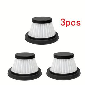 TEMU 3개 세트 HEPA 덕 진공 청소기 필터 교체용 부품, 호스파워 덕 컴팩트 무선 진공 청소기와 호환. 세척 가능하고 재사용 가능한 고효율 진공 청소기 액세서리