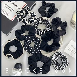 TEMU 10개입 밀크 커피 색상의 플러시 한국 스타일 곱창 밴드, 머리끈, 가을/겨울용 헤어 로프. 고급스럽고 간편하며 인스타 인기 헤어 아이템. 번머리 및 포니테일 묶기에 완벽하며 가을 일상복으로 적합.