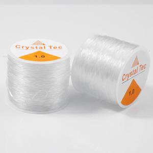 TEMU 100/200M 투명 탄성 비즈 실 및 로프 2개, 직조 라인, 투명 탄성 라인, 나일론 팔찌 코드, 수제 비즈 실, 팔찌/목걸이/귀걸이 추가/풍경/커튼 및 기타 재료 직조에 적합