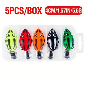 TEMU 박스당 5개입 미니 소프트 프로그 스윔베이트 루어 (스피너 스푼 & 위드리스 훅 포함) - 위드 프리 탑워터 낚시, 베스, 송어, 파이크, 메기용 - 담수/해수 사용, 위드리스 훅 시스템, 위드 낚시 장비용 스피너 스푼
