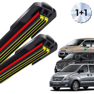 TEMU 1+1 트리플X2 전차종 와이퍼 블레이드 윈도우브러쉬