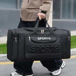 TEMU 1개 접이식 여행 가방 멀티 포켓 스포츠 바디백 대용량 러기지