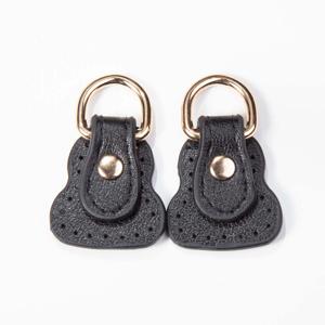 TEMU 2개 세트 내구성 좋은 핸드백 PU 가죽 귀걸이 - 고품질 PU & 녹 방지 금속 스트랩 커넥터 하드웨어 액세서리, 가방 및 숄더백 수리, DIY 지갑 제작용