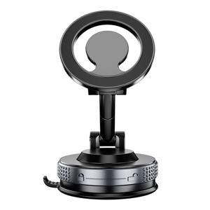 TEMU 최신 모델 자동차 휴대폰 홀더: 진공 흡착 자석 내비게이션 홀더, 접이식, 회전 가능, 범용 데스크탑 홀더, 360도 회전, 초강력 자석 흡착력, 거친 표면에도 부착 가능, 고품질 소재