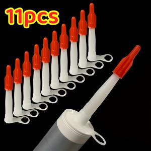 TEMU PE 재질로 제작된 빨간색 노즐 캡 11개 세트입니다. 실란트용 예비 부품으로 설계되었으며, 개방된 구멍을 밀봉하고, 경화 과정을 보호하기 위해 귀와 덮개가 있습니다. 가정 장식 및 접착제 디스펜서 추가로 적합합니다.