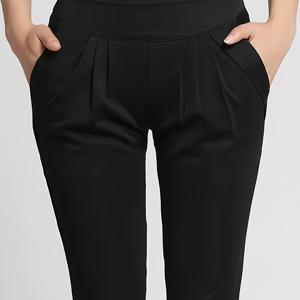 TEMU 신상 봄/여름/가을 여성용 포켓 레깅스, 신축성 높고 부드럽고 통기성 좋은 원단, 패셔너블한 주름 높은 허리 디자인, 운동복용