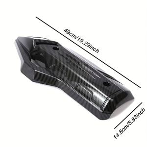 TEMU 혼다 PCX160/CLI160 머플러 열 차폐판 - 초내구성 소재 방열 보호형, 화상 방지 및 스크래치 방지, 커버만 (교체용 부품 아님) 스쿠터 머플러 배기관용