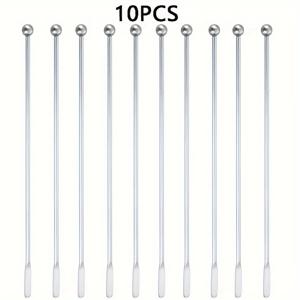 TEMU 스테인리스 스틸 믹싱 스틱, 재사용 가능한 스티커, 다기능 스티커, 커피와 음료에 적합, 멋진 아버지의 날 선물, 식기 세척기 안전