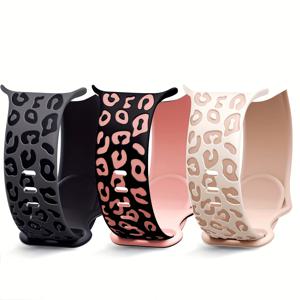 TEMU 애플워치 밴드 40mm 41mm 38mm 45mm 44mm 42mm 49mm 호환 3개입 각인 밴드 여성 남성용, 시에라 9 울트라/울트라 2 SE 8 7 6 5 4 3 2 1/S10/울트라 2 아이워치 시리즈용 귀여운 체타 스포츠 실리콘 스트랩