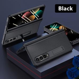 TEMU 삼성 갤럭시 Z 폴드 3용 휴대폰 케이스 중앙 축 경첩 올인클루시브 보호 케이스 쉘 및 멤브레인 일체형