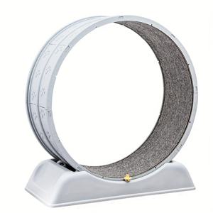 TEMU 새로운 모델 고양이 달리기 기구, 저소음 롤링 휠, 가정용 운동 및 고양이 피트니스용으로 설계, 발에 걸리지 않는 플라스틱 휠 특징