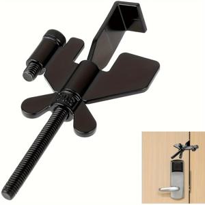 TEMU 휴대용 도어락 및 여행 보안 장치, 가정, 호텔 및 기숙사를 위한 강력한 조절식 휴대용 도어락, 추가 보안 제공. Andersen과 함께 수리를 위한 호환되는 도어 프레임 브래킷