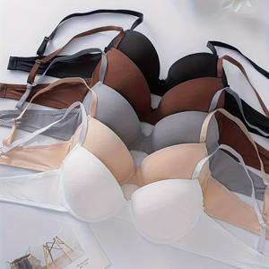 TEMU 여성용 가방형 브라 5개 세트