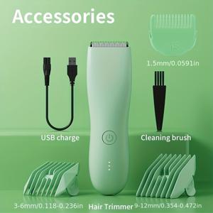 TEMU 전문가용 바디 헤어 트리머, IPX6 교체용 블레이드, 남성용 엉덩이 및 바디 헤어 트리머, 전기 볼 쉐이버 교체형 세라믹 블레이드 그루머, 미용 가위 남성 면도기 비키니 여성 트리머, 선물