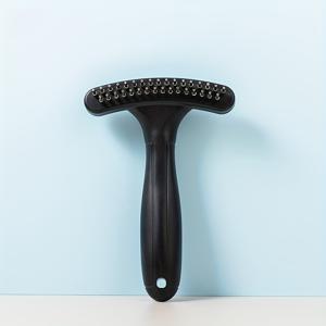 TEMU 반려동물 고양이 및 강아지 미용 도구, 길이 조절식 바늘 이빨, 털 정리 및 청소용 엉킴 풀어주는 빗