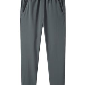 TEMU 봄/여름 남성 트렌디 캐주얼 팬츠 신상 아이스감촉 루즈 스트레이트핏 퀵 스포츠 바지