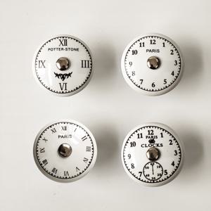 TEMU 손으로 그린 세라믹 손잡이 4개 세트, 고온에서 굽음, 러스틱한 자연 스타일. 캐비닛, 서랍, 옷장, 침대 옆 테이블, 화장대, 아크릴 가구, 수납 상자, 메이크업 상자에 적합