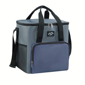 TEMU 1개, 런치백, 사각형 간편 디자인, 야외 보온 가방, 일상 작업, 학교, 사무실, 야외 피크닉, 캠핑 여행에 적합, 비식품 접촉