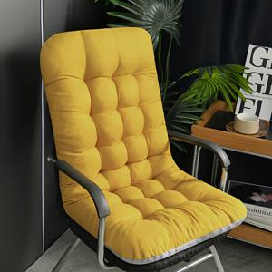 TEMU 단색 벤치 쿠션 1개, 사무실용 좌석 쿠션 겸 등받이 쿠션, 리클라이너 및 흔들의자용 사계절용 도톰한 시트 패드, 여름 가정용 실내용, 그레이, 다크 브라운, 라이트 브라운, 진저 옐로우, 다크 그린, 라이트 캐멀 6가지 색상 중 선택 가능