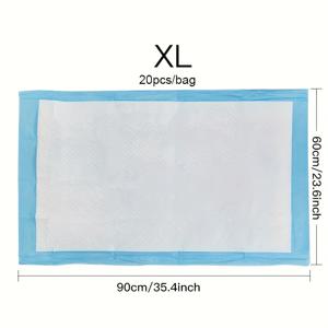 TEMU 강력 흡수 일회용 강아지/고양이 기저귀 (20개입, 40개입, 50개입, 100개입), 강아지 배변 훈련을 위한 두꺼운 탈취 패드 포함