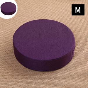 TEMU 빈티지 스타일 솔리드 컬러 라운드 쿠션, 리넨 명상 바닥 매트, 기도 | 독서 | 무릎 꿇기 | 요가 | 소파 | 다다미 쿠션, 쿠션, 폴리우레탄 폼 충전, 적당한 경도, 탈부착 및 세탁 가능, 사계절 사용 가능