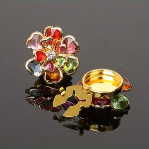 TEMU 2개/세트 셔츠 장식 버튼 커버 귀여운 하트 버튼, 여성 드레스/니트웨어 버튼 클립용 우아한 꽃 장식, 발렌타인데이/어버이날 선물 창의적인 핸드메이드 선물 남성용 정장 테일코트 버튼 커버, 바느질 불필요 정교한 버튼