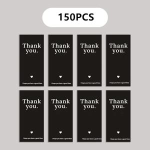 TEMU 150개 자체 접착식 감사 스티커 - 무광 마감, 일회용, 만화 디자인, 선물 포장, 베이킹, 웨딩 장식 및 택배 배송에 적합, 감사 스티커, 실링 왁스 스티, 포장 스티커, 실링왁스스티커, 청첩장 실링스티커, 실링 스티커
