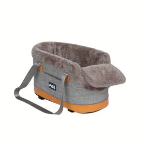 TEMU 자동차 펫 침대 1개, 자동차 센터 콘솔 정리함, 고양이 침대, 자동차 시트 높이 조절 쿠션, 안전 가슴줄이 있는 반려동물 여행용 캐리어백