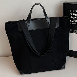 TEMU 퍼펙트 릴리 여성 빈티지 대형 핸드백 - 핸드헬드 & 숄더 퍼스, 지퍼 클로저, 넉넉한 토트백, 쇼핑용, 우아한 캐주얼 가방