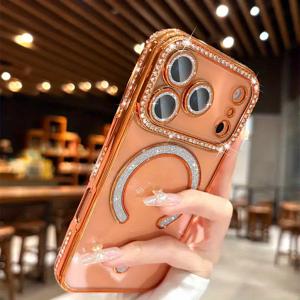 TEMU 휴대폰 케이스 - [사이드 전기 도금 TPU] 무선 충전을 지원하는 고급스러운 새로운 사이드 휴대폰 케이스, 렌즈 보호 필름 포함, iPhone 17, 16, 15, 14, 13 Pro Max Plus Pro 17 Air 시리즈와 호환