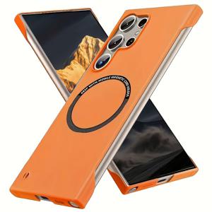 TEMU 휴대폰 케이스 - 이 고급스러운 초박형 무경계 휴대폰 케이스는 삼성 갤럭시 S26, S25, S24, S23, S22, S21 및 S20 Ultra Plus 시리즈와 호환되며, 무선 충전 및 충격 방지 기능을 지원합니다.