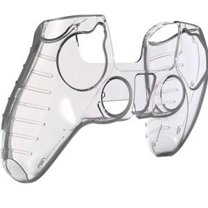 TEMU PS5 컨트롤러용 투명 보호 케이스, PS5 PRO 및 PS5 Slim 컨트롤러와 호환, 오리지널 충전 도크에 적합한 쉘 케이스
