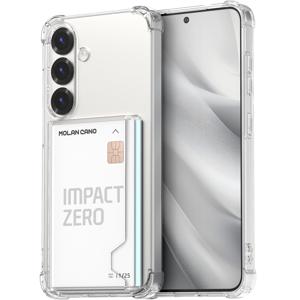 TEMU for 갤럭시 S26 S25 플러스 울트라 엣지 FE A16 A36 A56 M16 더블 카드 수납 투명 핸드폰 케이스 case for Galaxy phone