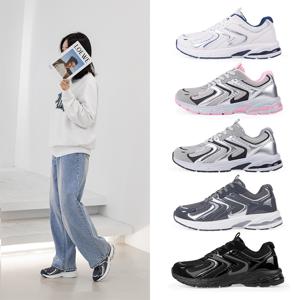 TEMU [슬레진저정품] 남여 메탈릭 실버 리질리언트 SLT104 남성 경량 메쉬 러닝화, 체육관 조깅 테니스용 아웃도어 스포츠 운동화