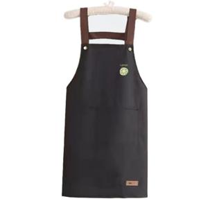 TEMU 이쁜 방수 원피스 카페 앞치마 에이프런