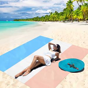 TEMU 1개 피크닉 비치 블랭킷 200*140cm/210*200cm 성인용 초대형 경량 모래방지 비치 블랭킷 대형 피크닉 매트 비치 블랭킷 해변 여행 캠핑 하이킹용