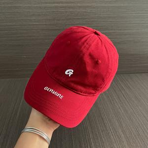 TEMU 남녀공용 레터 G 장식 야구모자 - 조절 가능한 스트레치 핏 커브드 브림 얼굴 돋보이는 피크드 캡, 야외용 캐주얼 모자 (손세탁 전용)