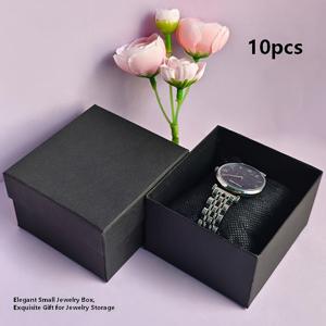 TEMU 10개 세트 고급스러운 클래식 주얼리 선물 상자 - 시계, 팔찌, 브로치용 튼튼한 종이 보관함 - 남자친구, 아버지의 날, 기념일 선물에 이상적인 주얼리 포장 상자