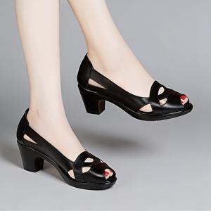 TEMU 베트남산 부드러운 밑창 간호사 클로그, 여성용 통기성 슬립온, 엄마에게 완벽, 여성 신발